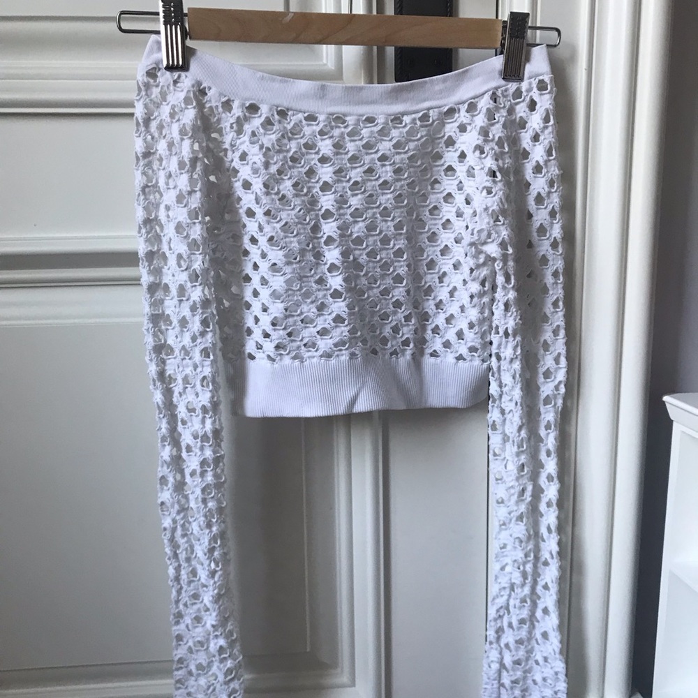 triple flip crop top